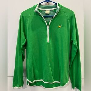Masters Green Quarter-Zip Sweater by Peter Millar